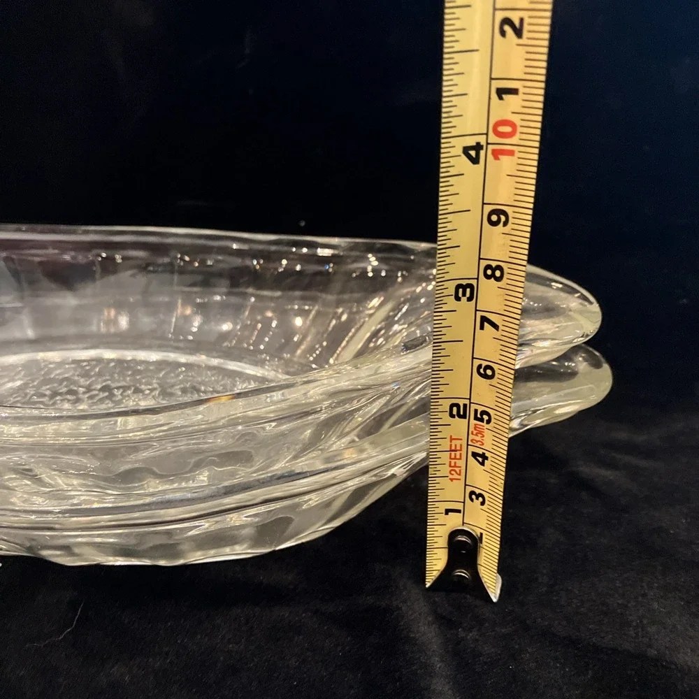 Unmarked clear glass